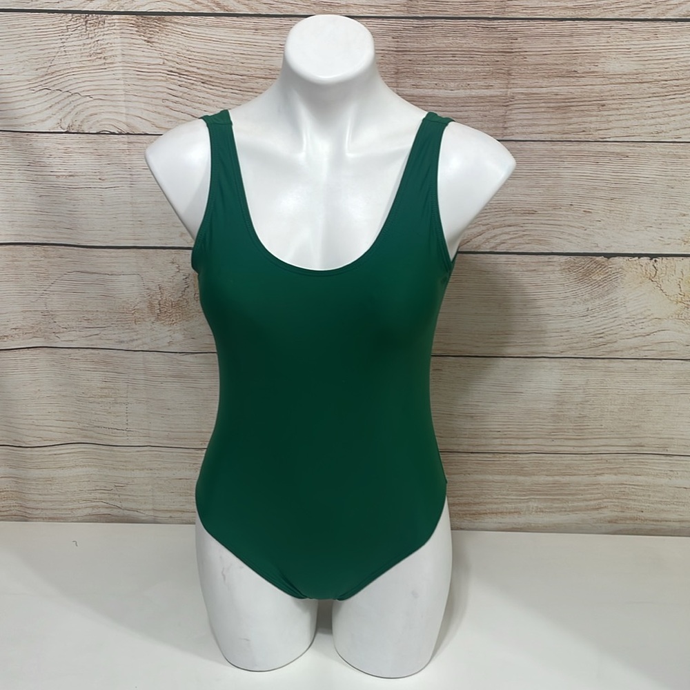 Amazon Sz M Green One Piece Swimsuit